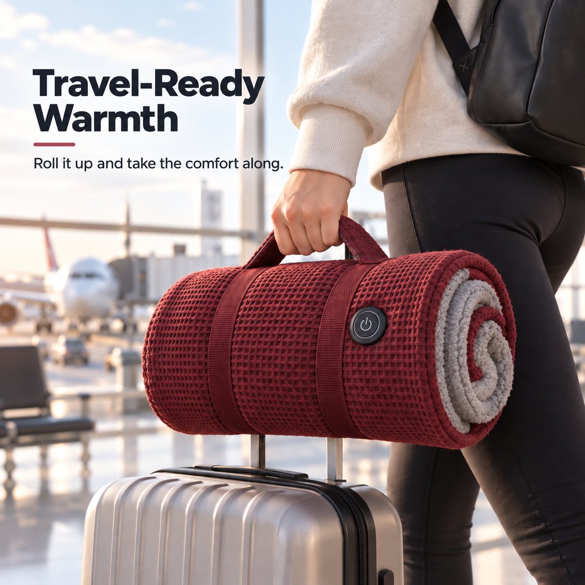 🔥 BESTSELLER | 3PCS $22.99 | Wearable Heated Blanket – Cozy Hands-Free Warmth