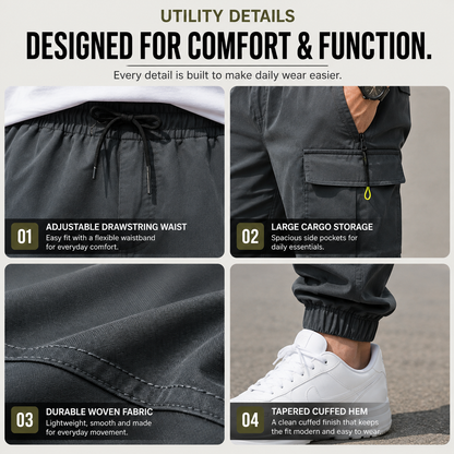 🔥 BESTSELLER |Men’s Multi-Pocket Cargo Jogger Pants