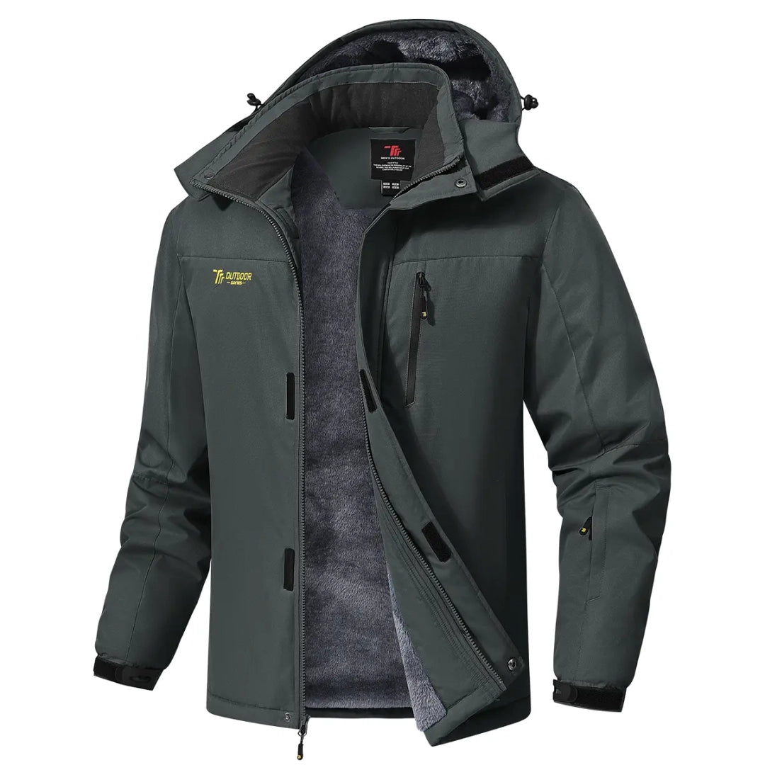 Men’s Winter Ski Snow Jacket Waterproof Windproof Fleece Lined