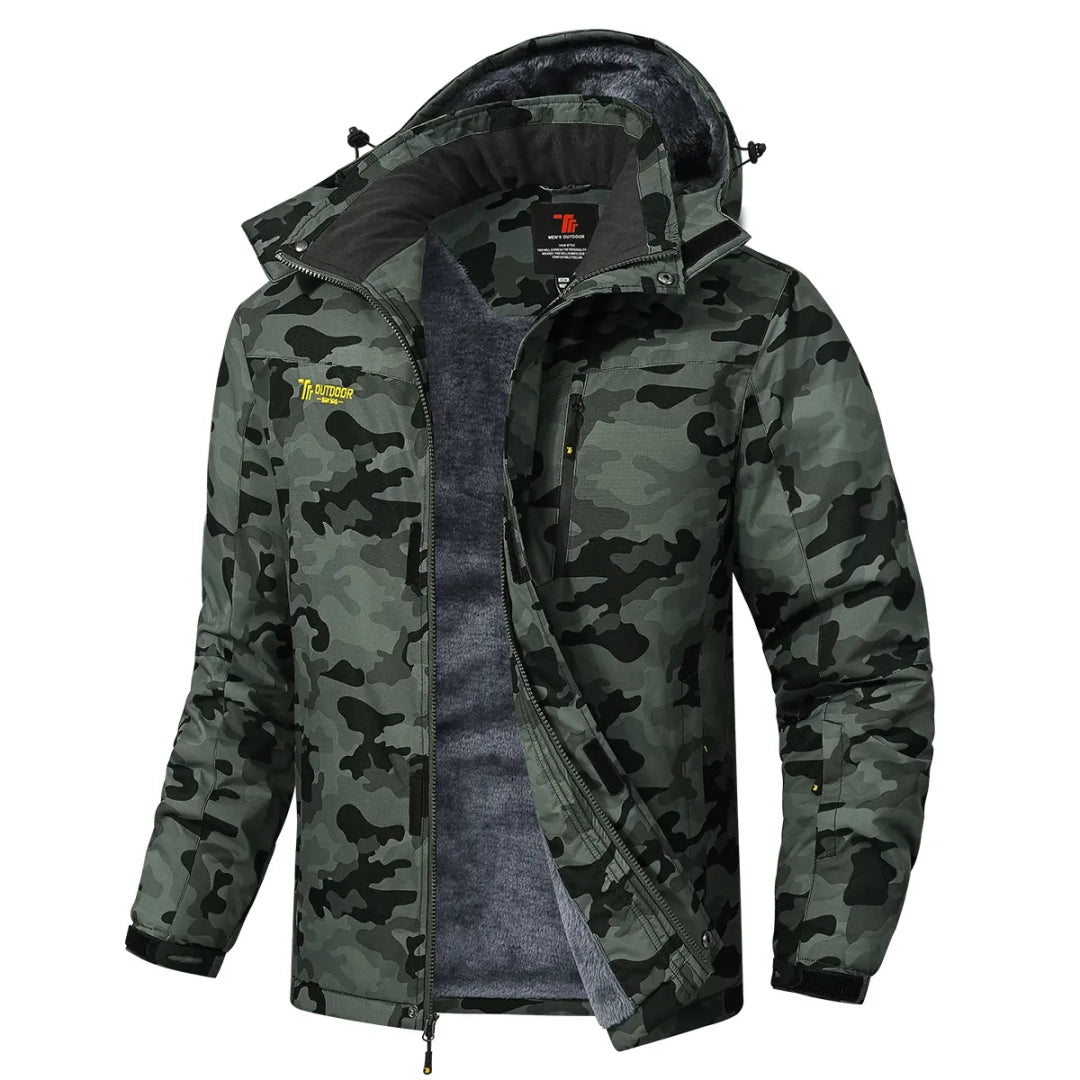 Men’s Winter Ski Snow Jacket Waterproof Windproof Fleece Lined