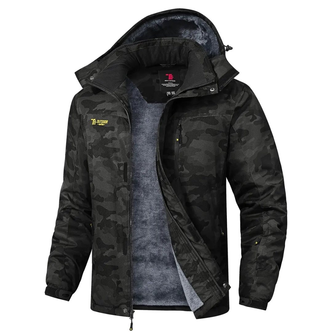 Men’s Winter Ski Snow Jacket Waterproof Windproof Fleece Lined