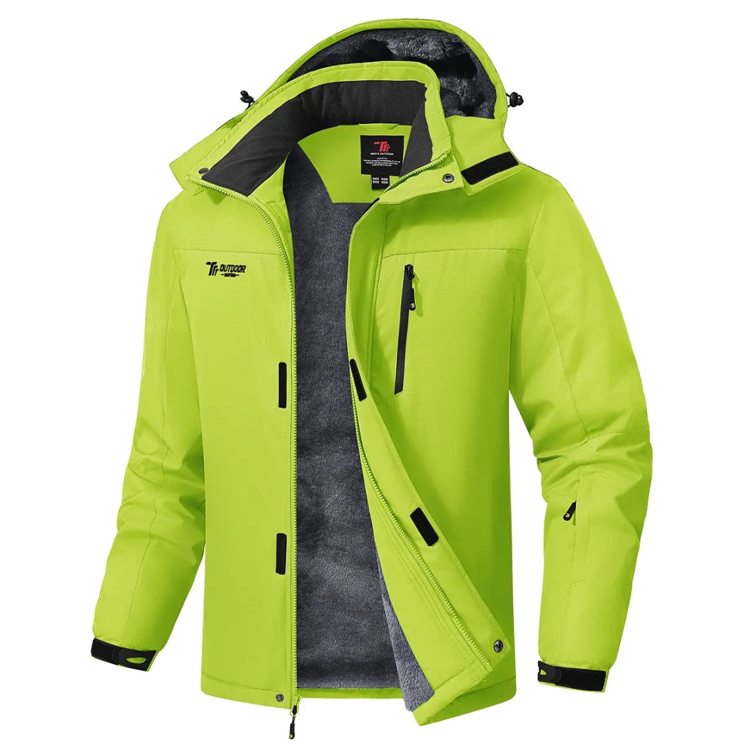 Men’s Winter Ski Snow Jacket Waterproof Windproof Fleece Lined