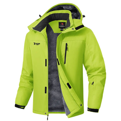 Men’s Winter Ski Snow Jacket Waterproof Windproof Fleece Lined