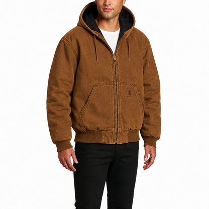 🔥Last Day Promotion!🔥Men's Loose Fit Washed Duck Insulated Active Jacket