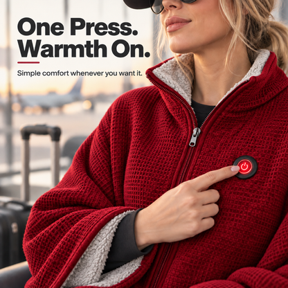 🔥 BESTSELLER | 3PCS $22.99 | Wearable Heated Blanket – Cozy Hands-Free Warmth