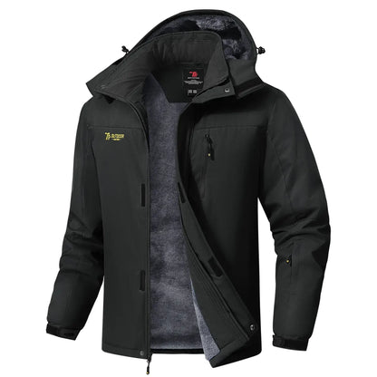Men’s Winter Ski Snow Jacket Waterproof Windproof Fleece Lined