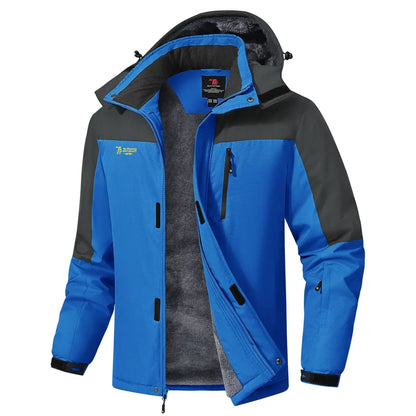 Men’s Winter Ski Snow Jacket Waterproof Windproof Fleece Lined