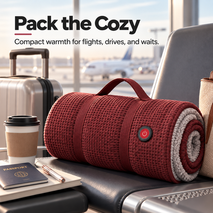 🔥 BESTSELLER | 3PCS $22.99 | Wearable Heated Blanket – Cozy Hands-Free Warmth
