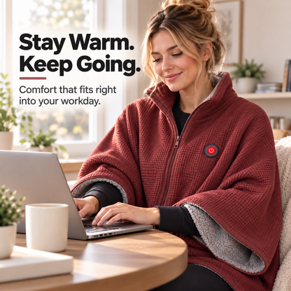 🔥 BESTSELLER | 3PCS $22.99 | Wearable Heated Blanket – Cozy Hands-Free Warmth