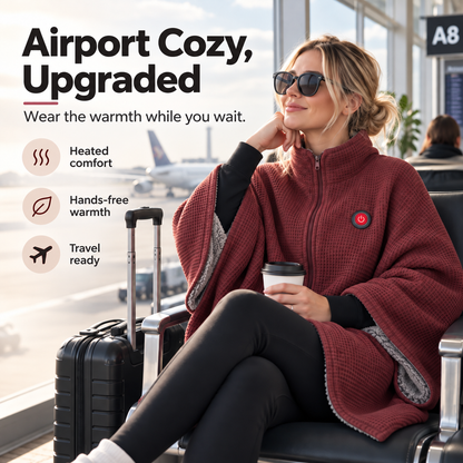 🔥 BESTSELLER | 3PCS $22.99 | Wearable Heated Blanket – Cozy Hands-Free Warmth