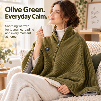🔥 BESTSELLER | 3PCS $22.99 | Wearable Heated Blanket – Cozy Hands-Free Warmth