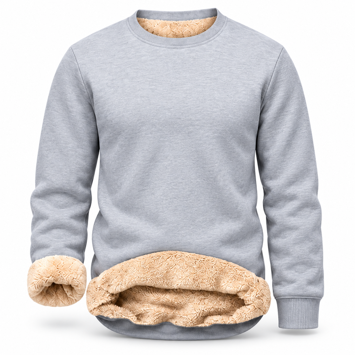 🔥 BESTSELLER | 8PCS $24.99 |Men's Fitted Crewneck Fleece Lined Sweatshirt
