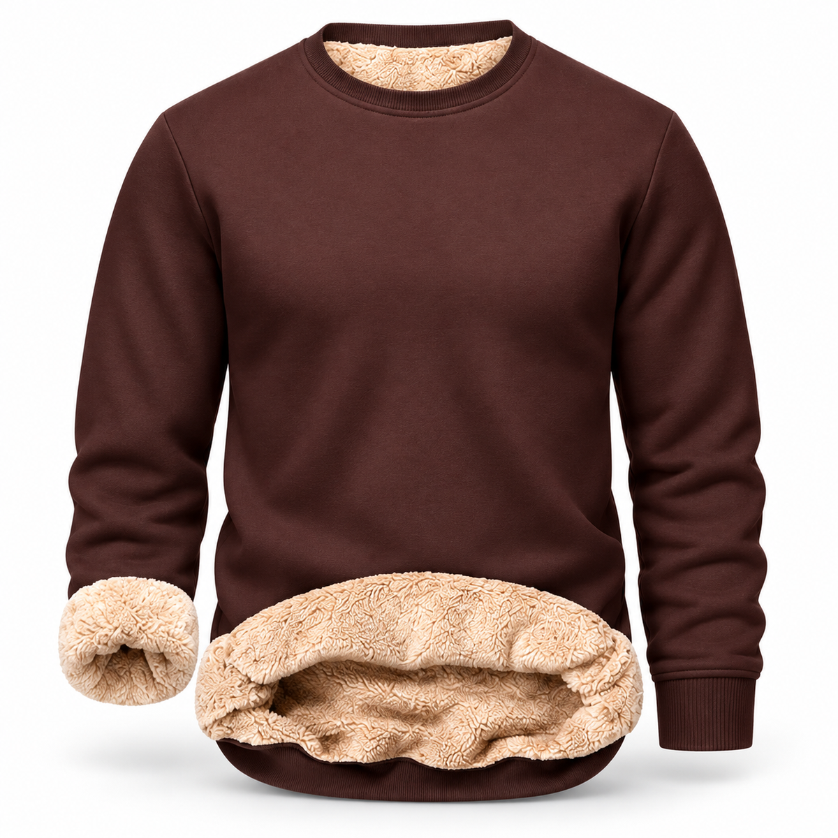 🔥 BESTSELLER | 8PCS $24.99 |Men's Fitted Crewneck Fleece Lined Sweatshirt