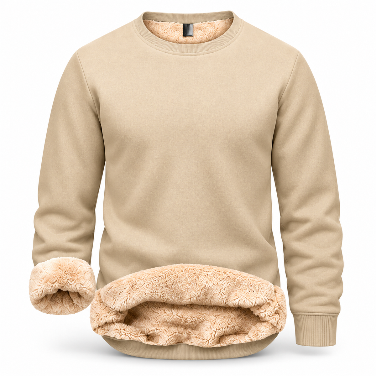 🔥 BESTSELLER | 8PCS $24.99 |Men's Fitted Crewneck Fleece Lined Sweatshirt