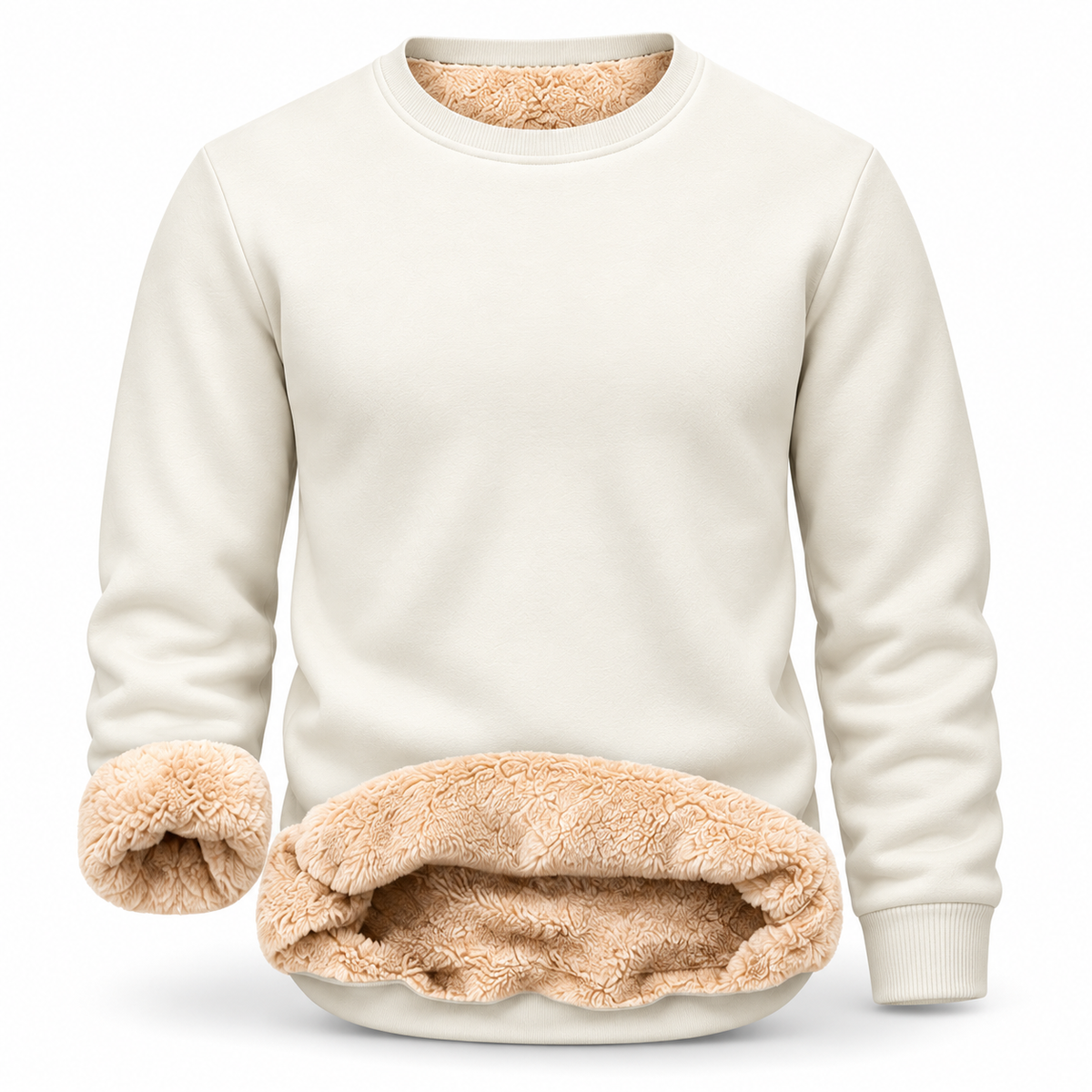 🔥 BESTSELLER | 8PCS $24.99 |Men's Fitted Crewneck Fleece Lined Sweatshirt