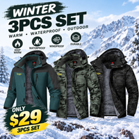 3 Pack B【NAVY+GREEN CAMO+GREY CAMO】